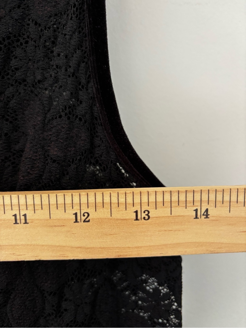 Only Hearts NYC Black Lace Whimsigoth Dress Velvet Collar Fairy Grunge M - Picture 11 of 12